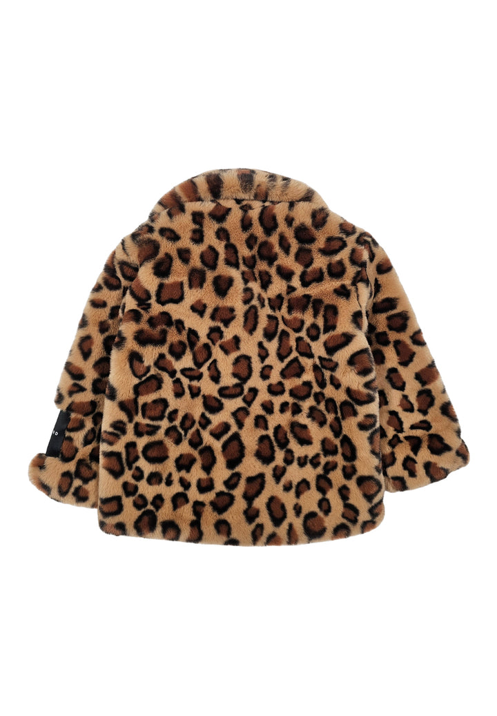Leopard jacket for baby girls
