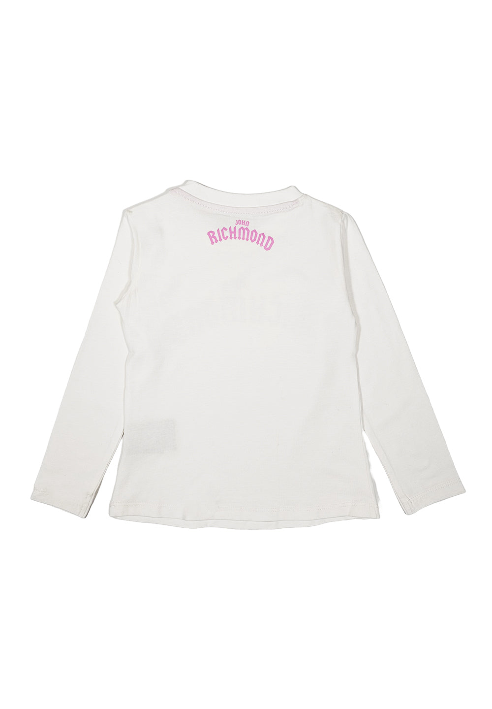 T-shirt bianca per bambina