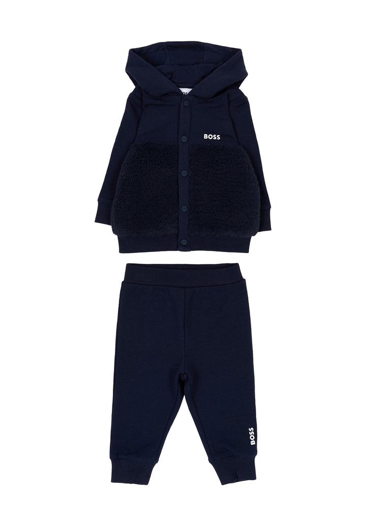 Completo blu per neonato