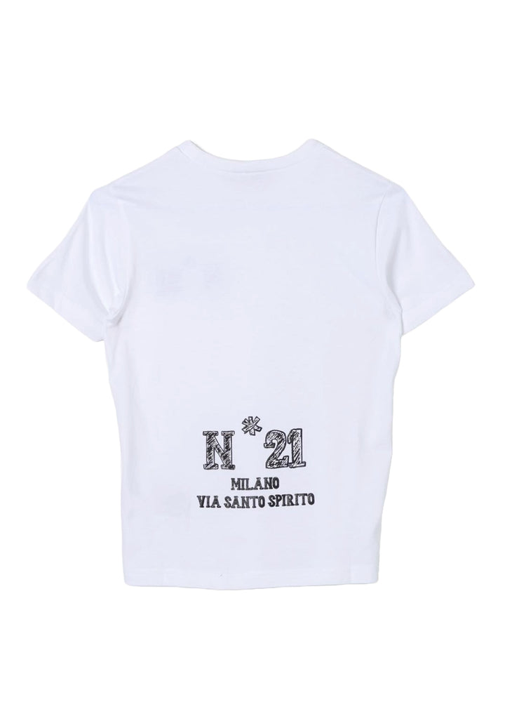 T-shirt bianca per bambino