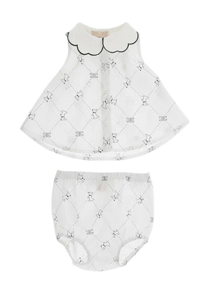 Vestito bianco per neonata