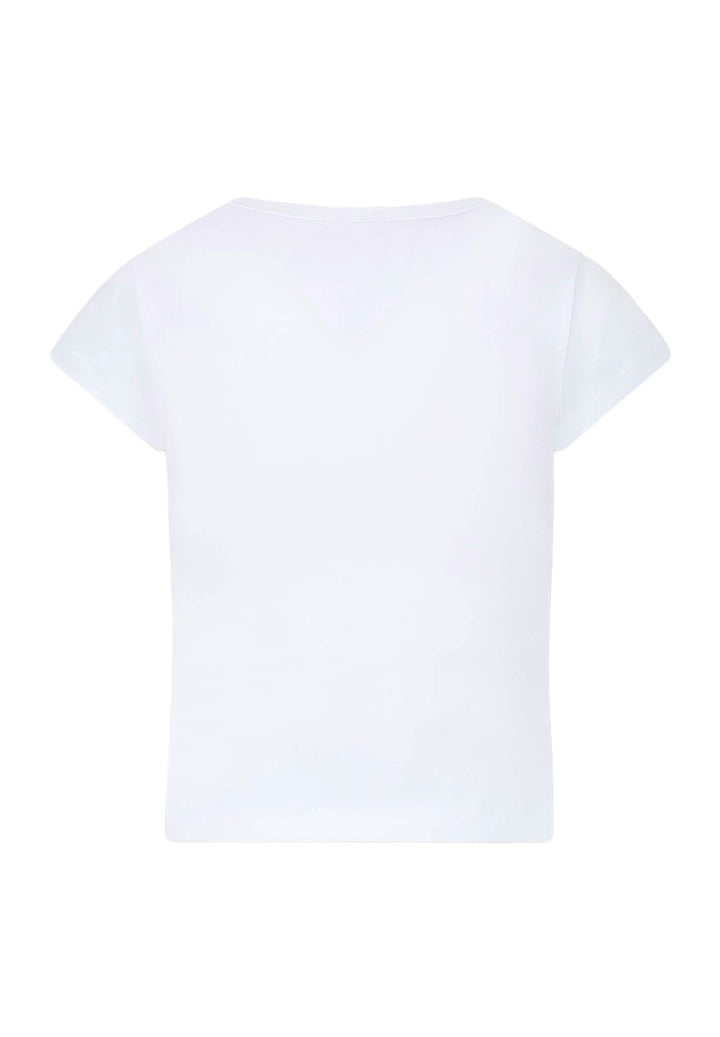 T-shirt bianca per bambina