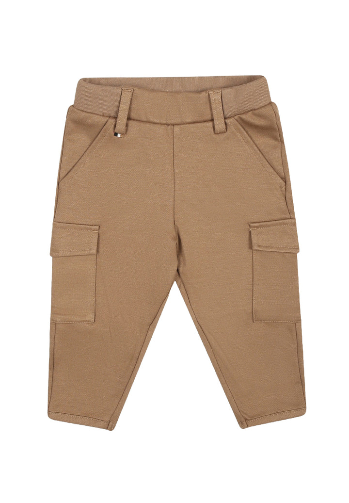 Pantalone felpa marrone per bambino