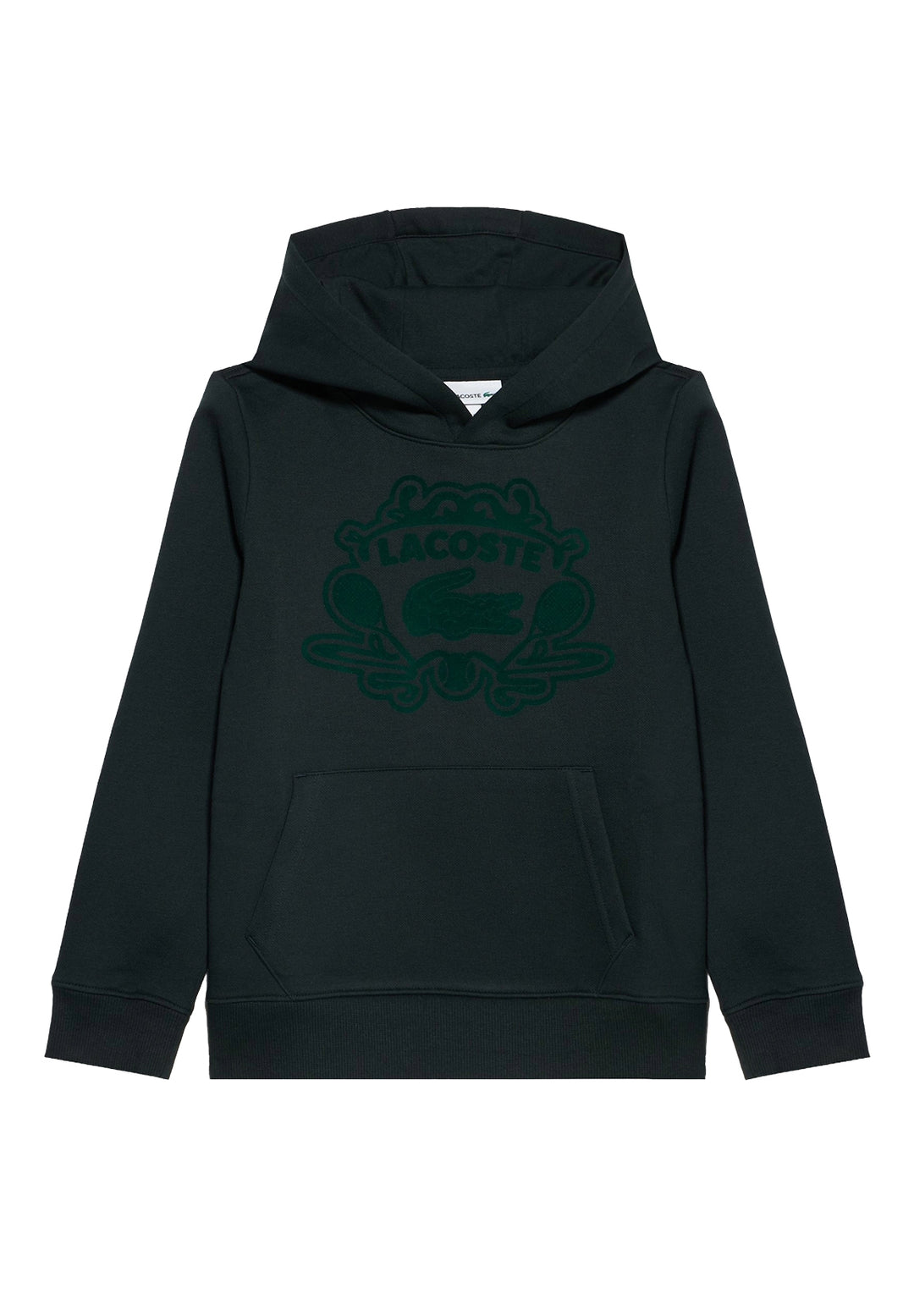Felpa cappuccio nera per bambino