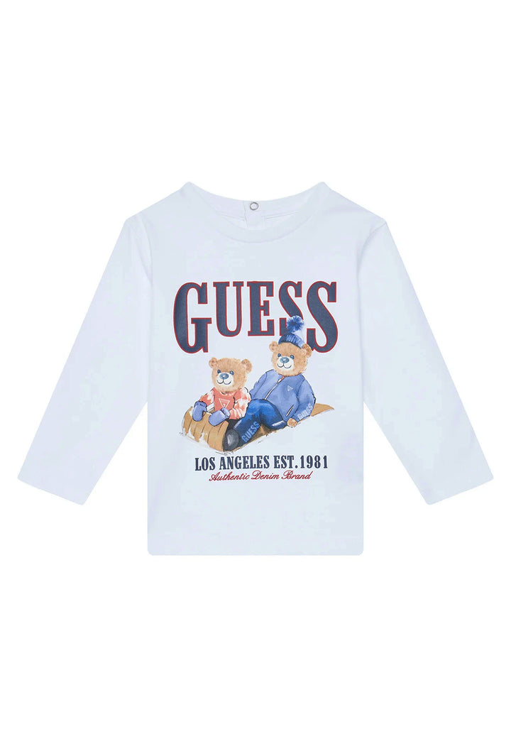 T-shirt bianca per neonato