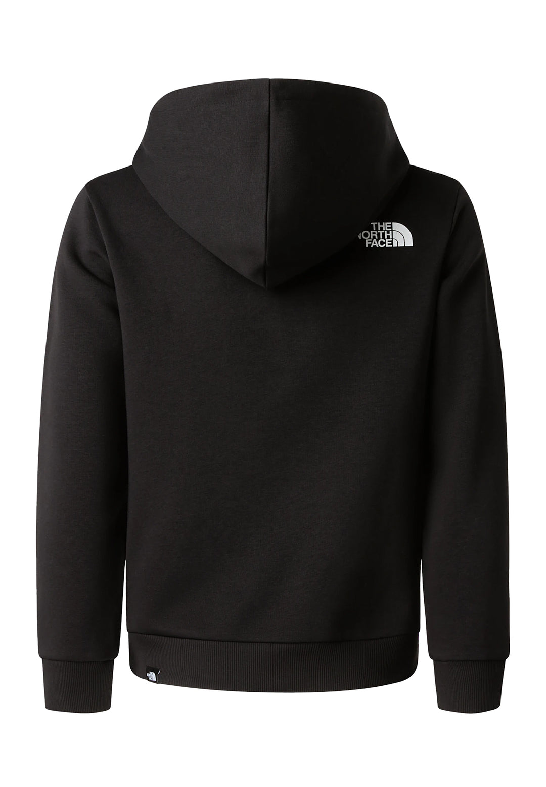 Felpa cappuccio nera per bambino