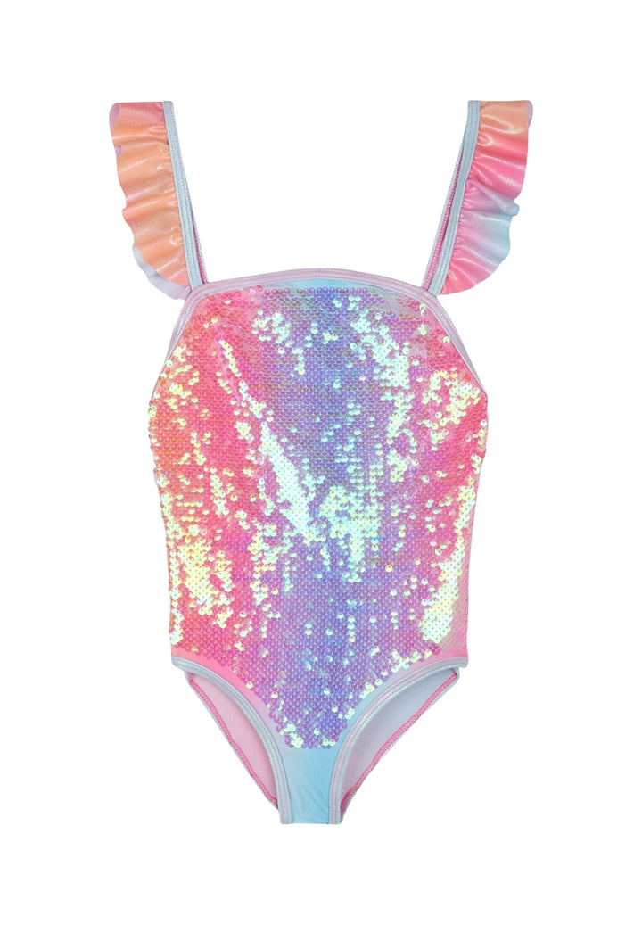 Costume intero multicolor per bambina