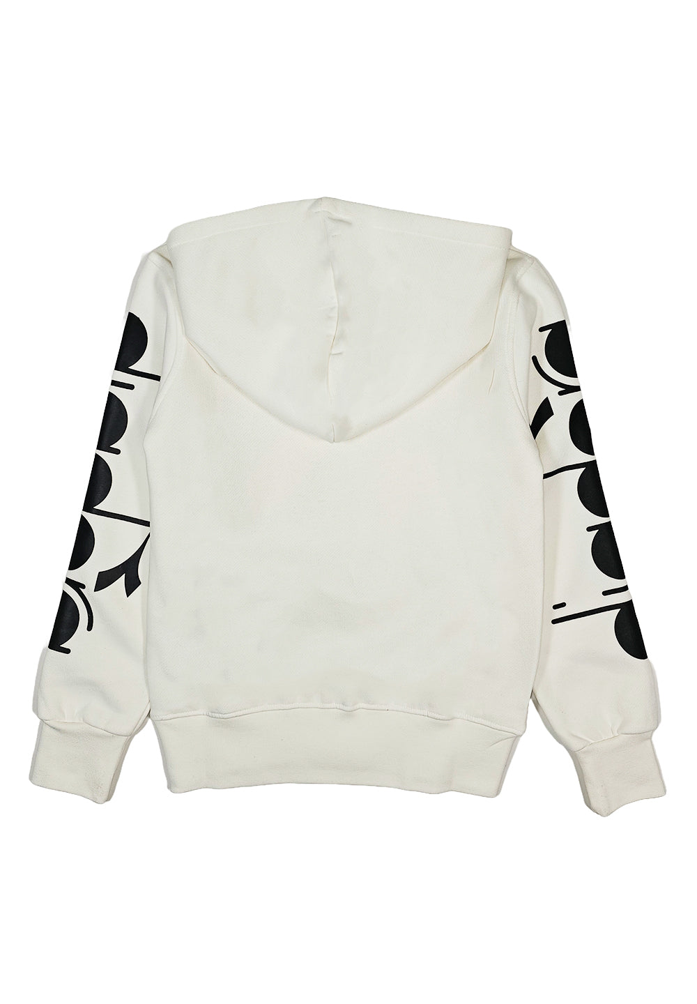 White hooded sweatshirt for boy