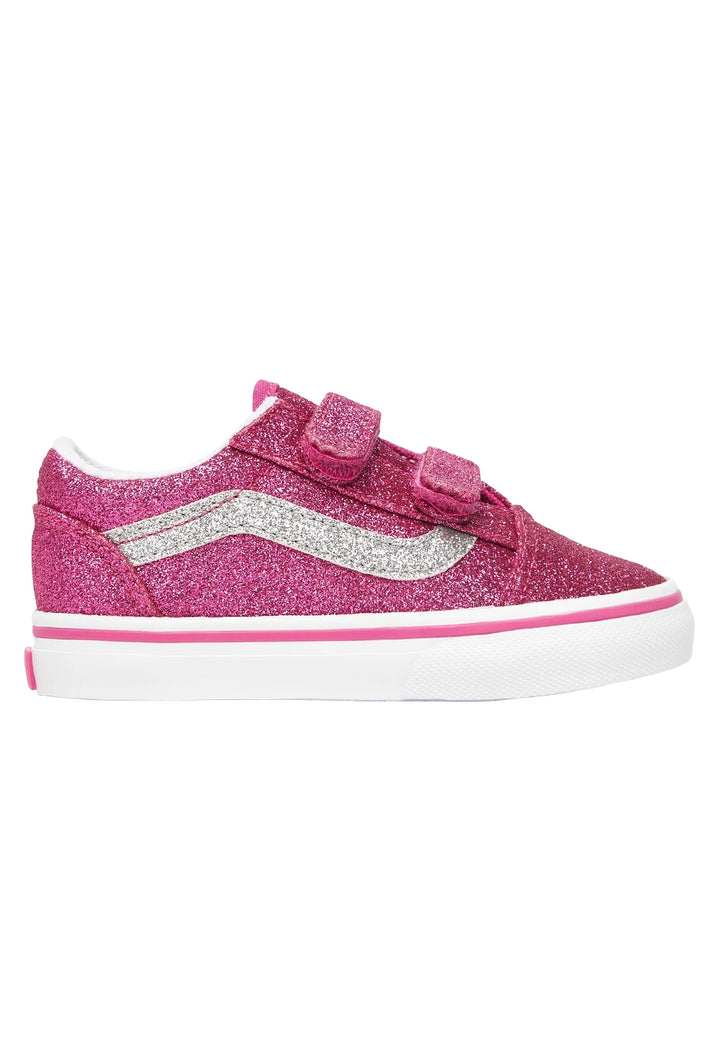 Scarpe glitter fuxia per neonata