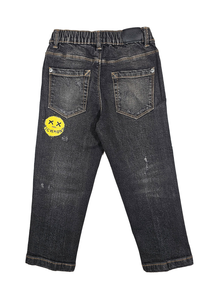 Jeans nero per neonata