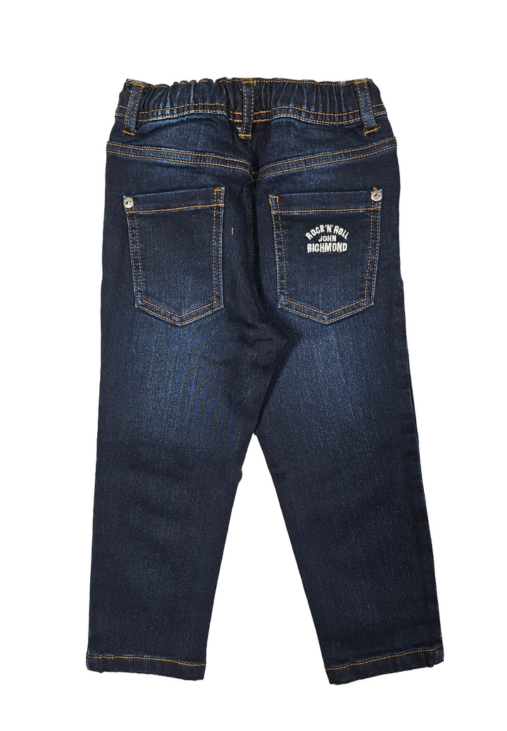 Jeans blu denim per neonato