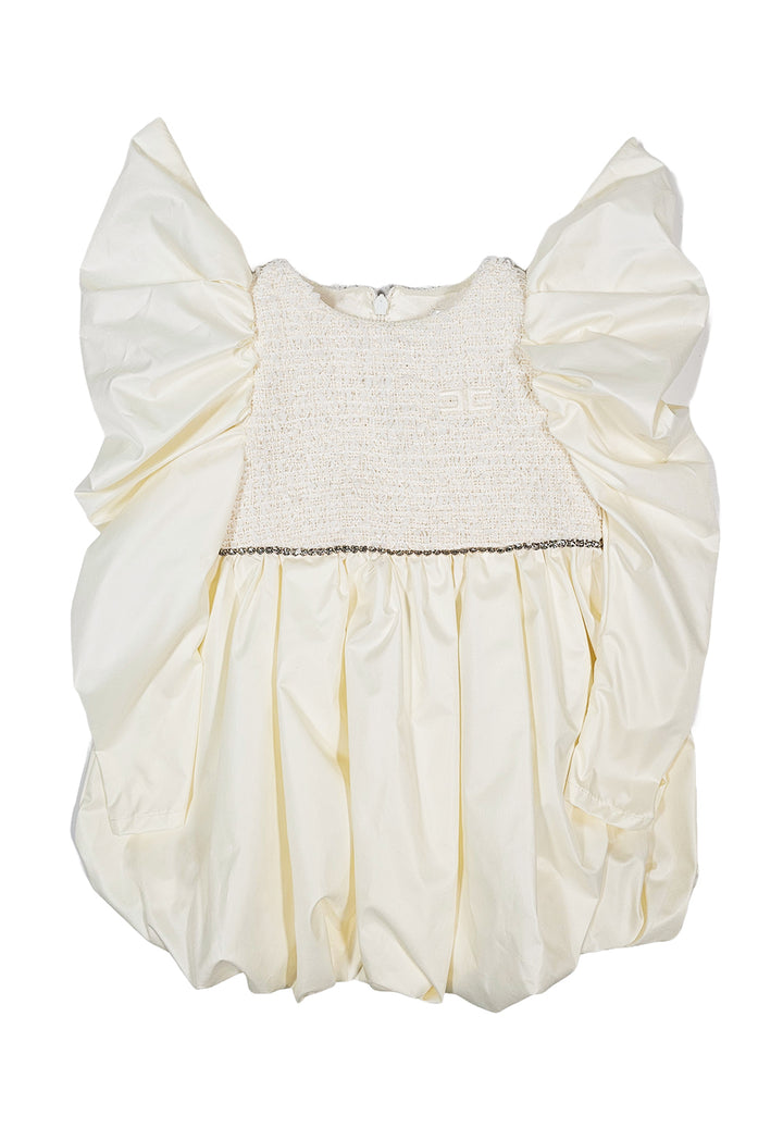 Vestito crema per neonata