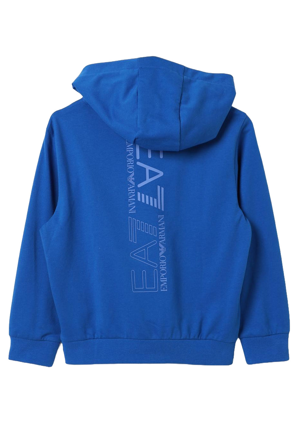 Felpa cappuccio blu per bambino