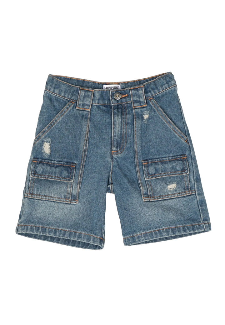 Bermuda blu denim per bambino