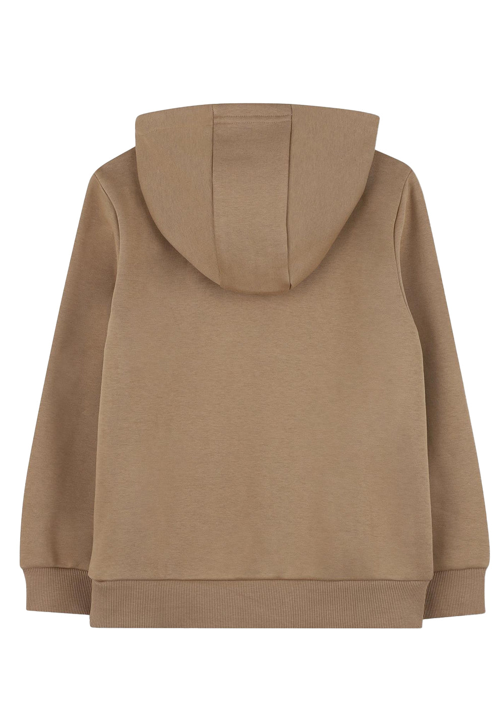 Felpa cappuccio marrone per bambino