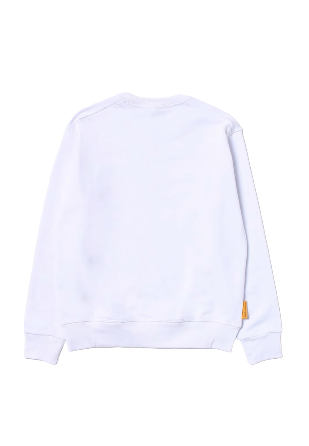 White crewneck sweatshirt for boy