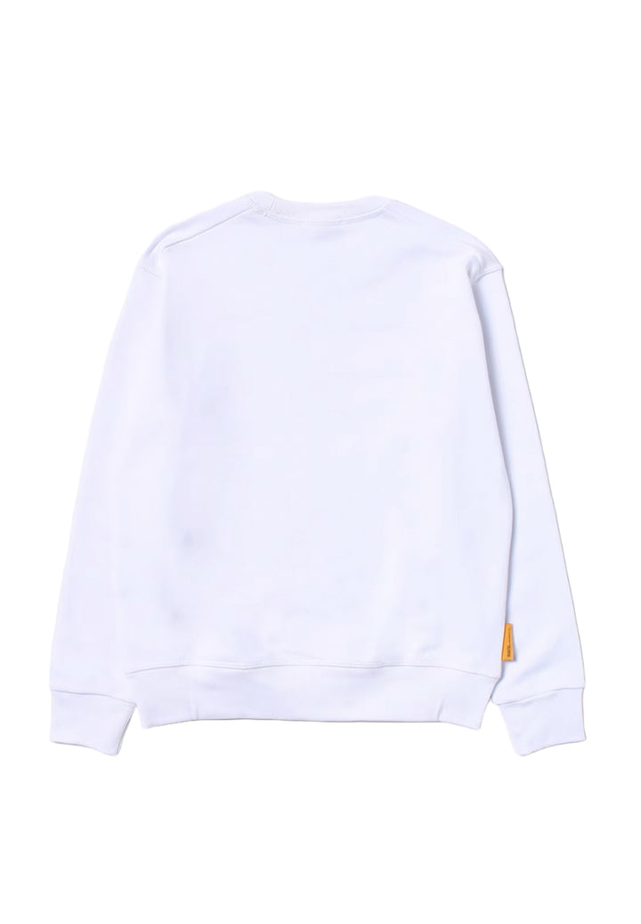 White crewneck sweatshirt for boy