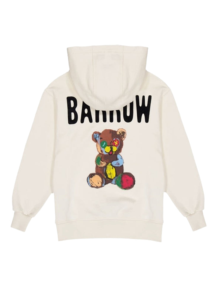 Felpa cappuccio crema unisex