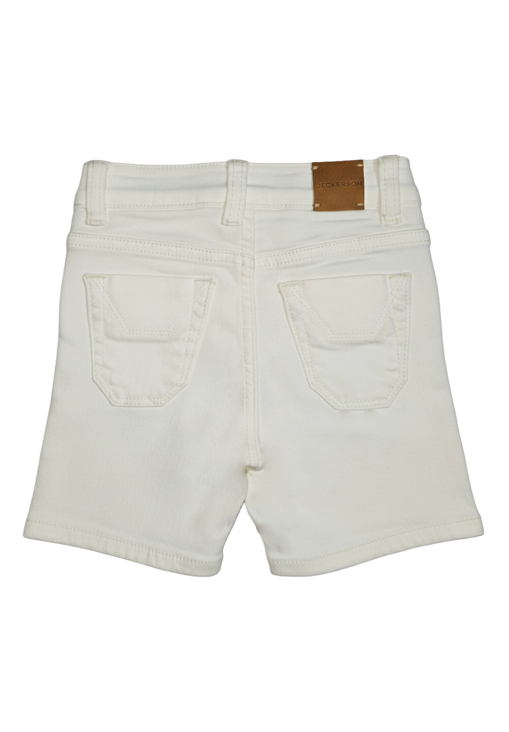 Bermuda denim bianco per neonato