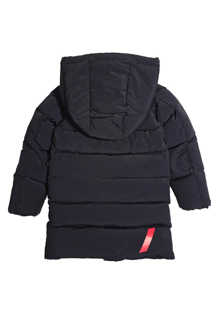 Giubbotto piumino nero per bambina