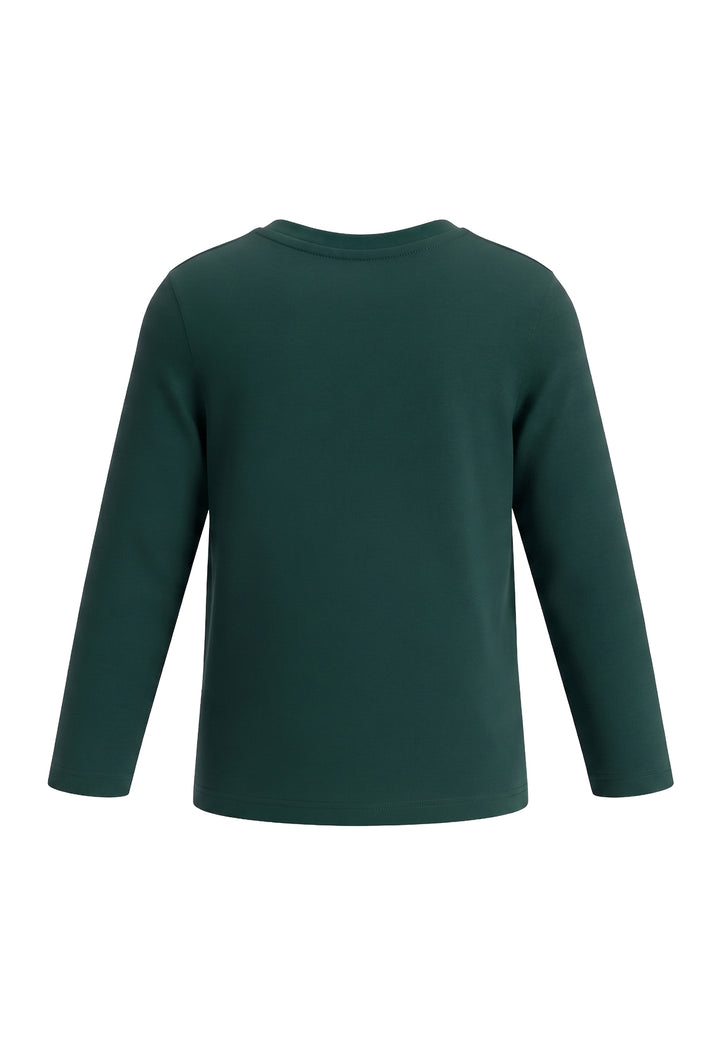 T-shirt verde per bambino