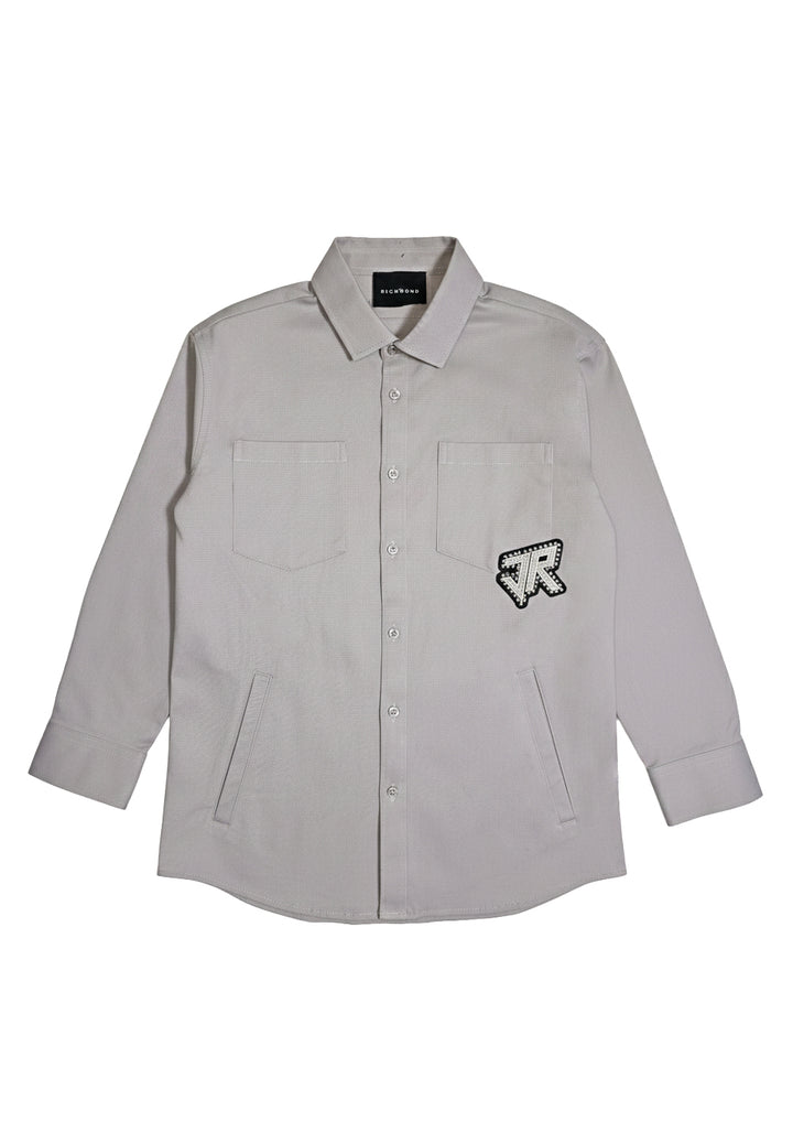Camicia grigia per bambino