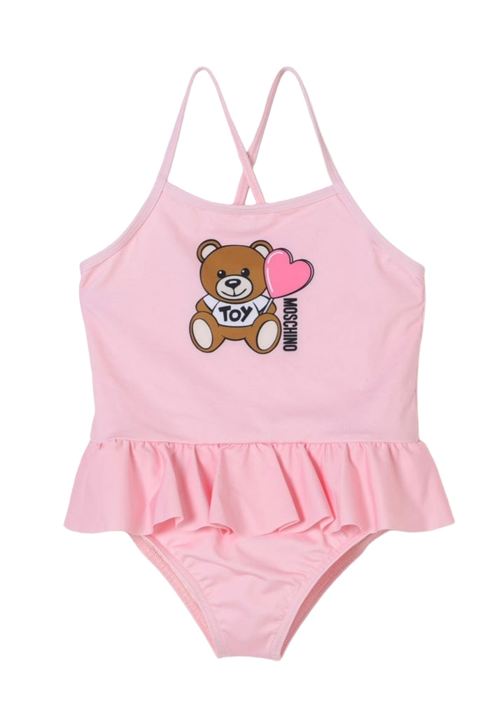 Costume intero rosa per bambina