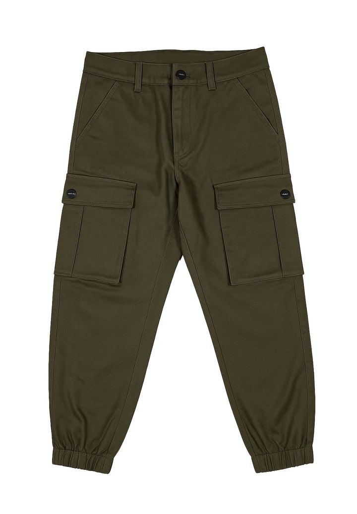 Pantalone cargo verde per bambino