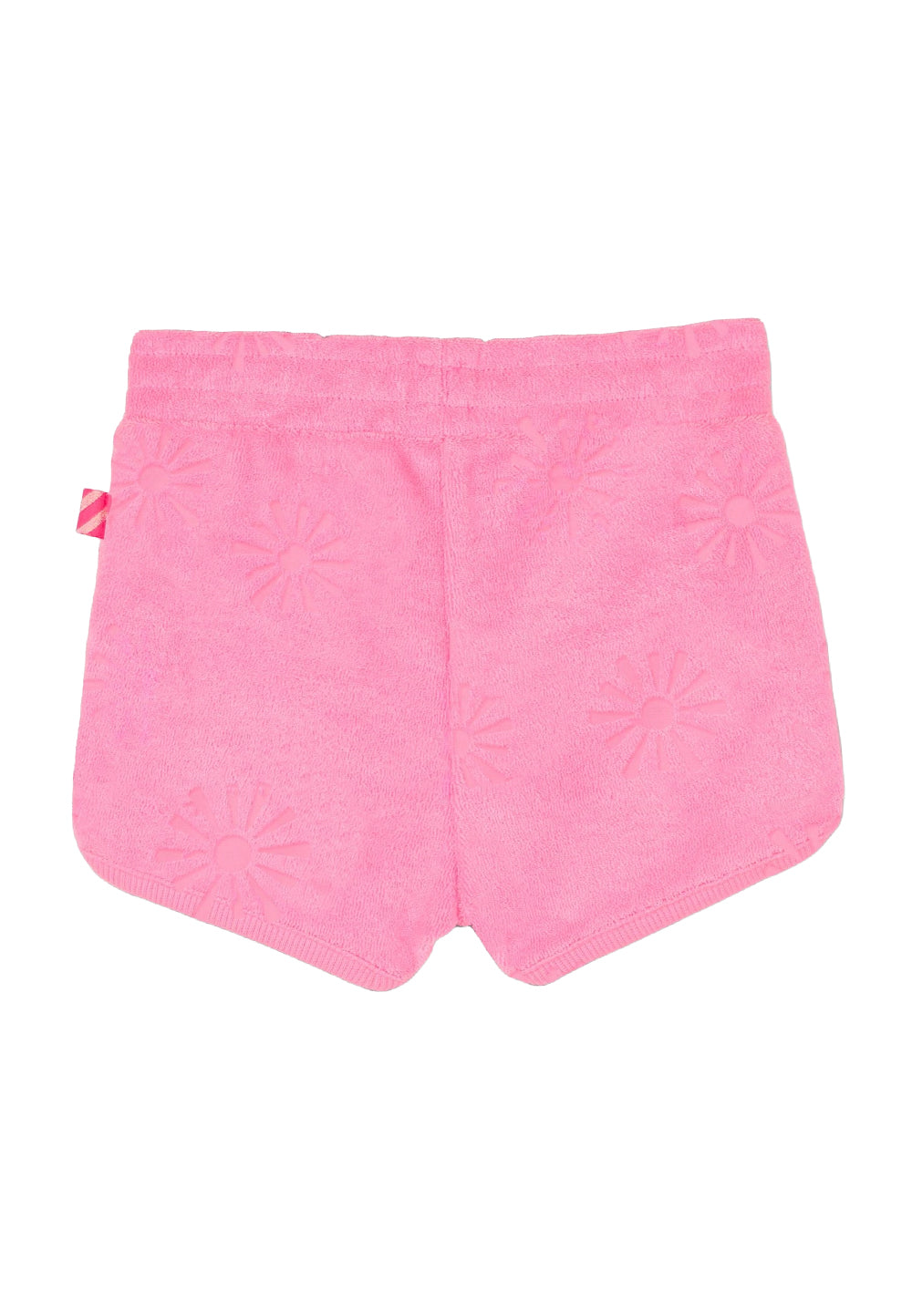 Short ciniglia rosa per neonata