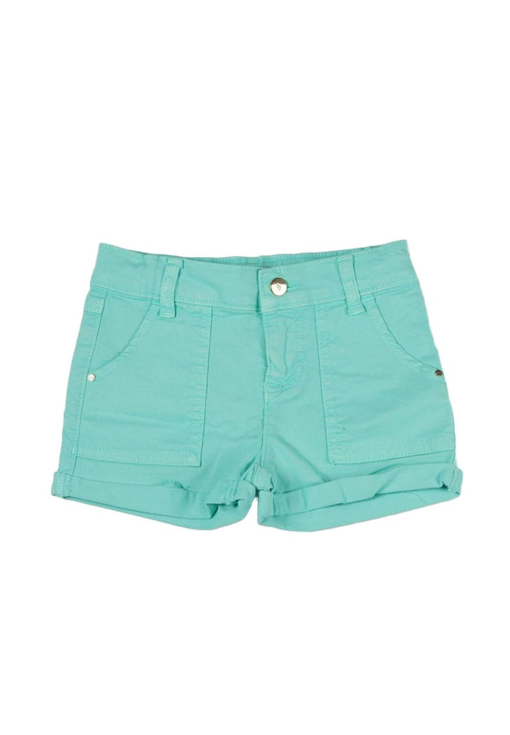 Short verde per bambina