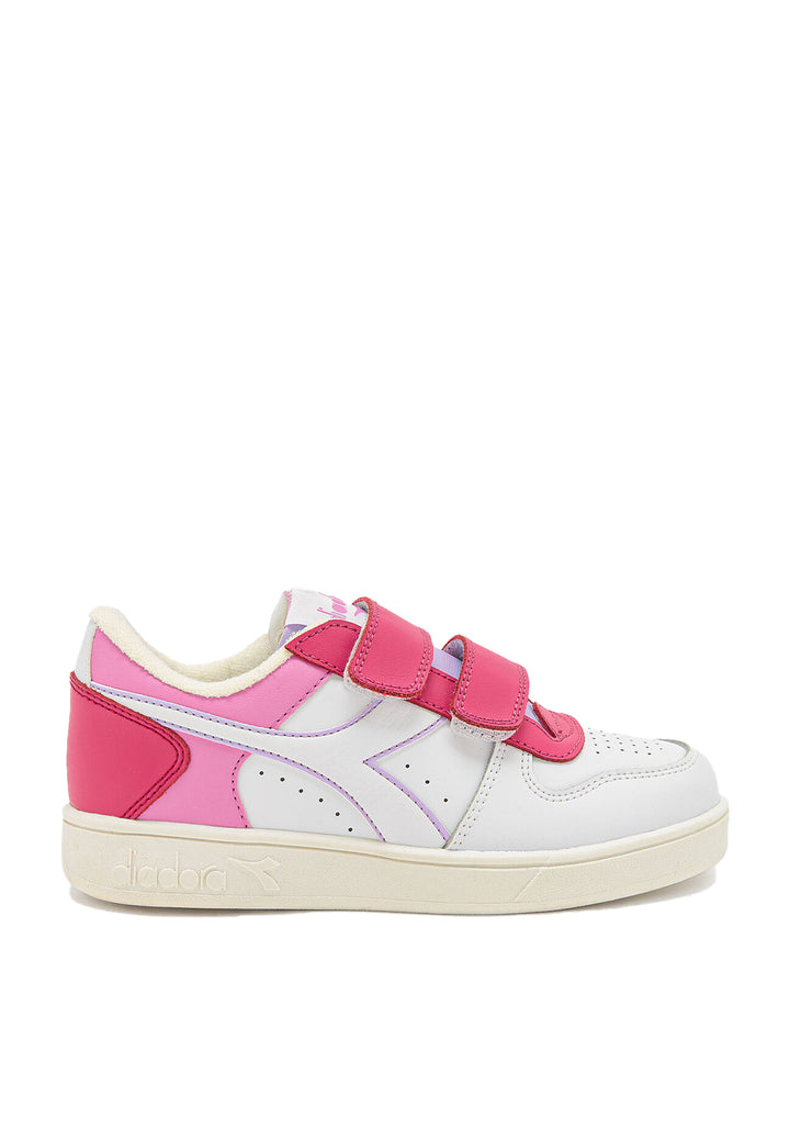Weiß-rosa Schuhe für Mädchen