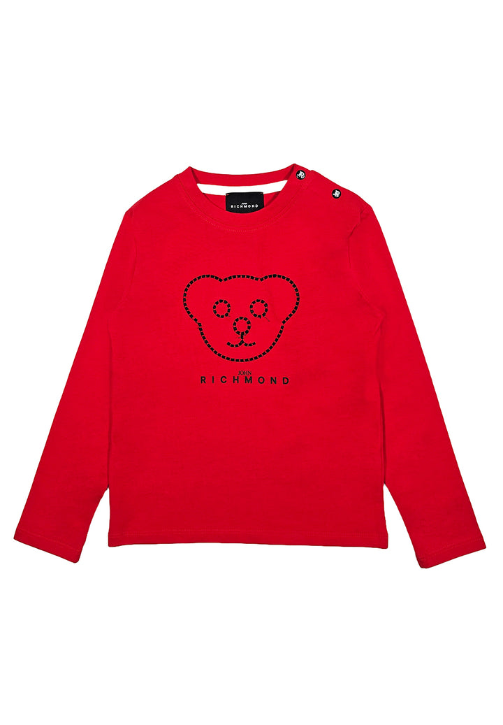 T-shirt rossa per neonata