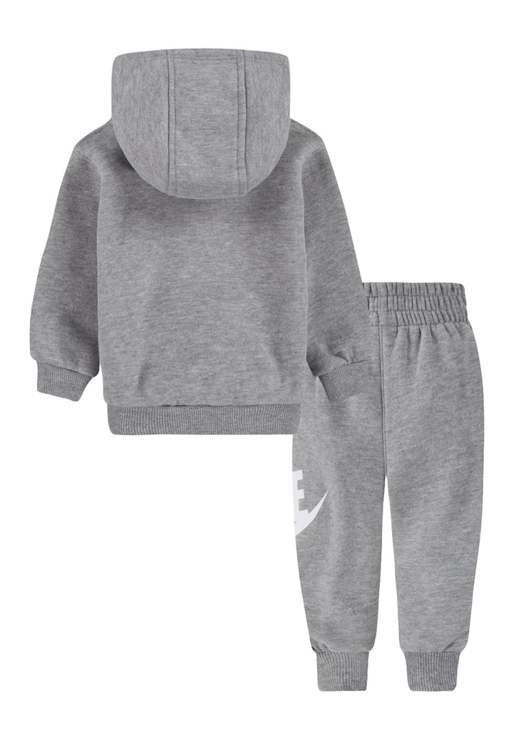 Completo felpa grigio per bambino