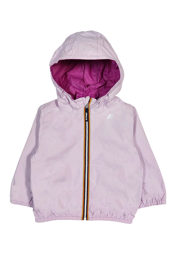 Giubbino reversibile lilla-viola per bambina