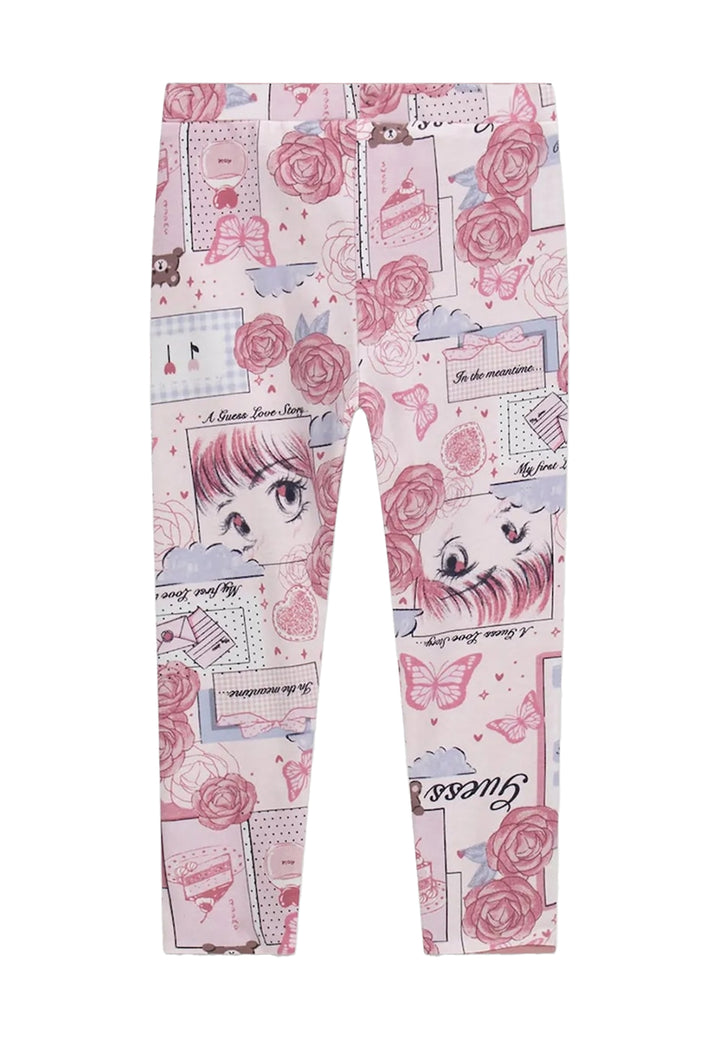 Leggings rosa per bambina