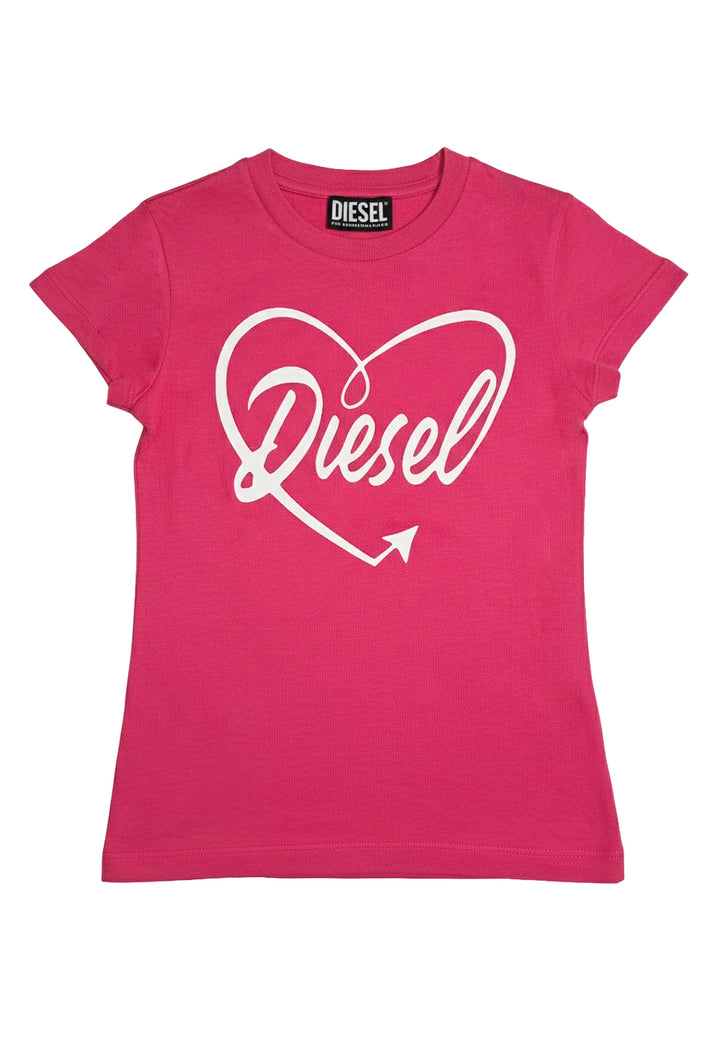 T-shirt fuxia per bambina