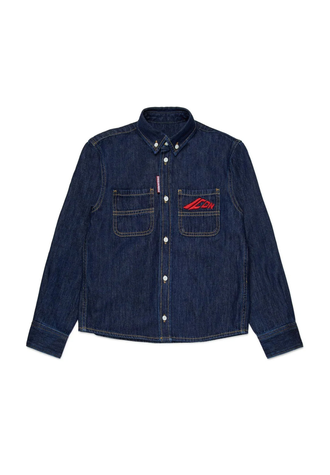 Camicia denim blu per bambino