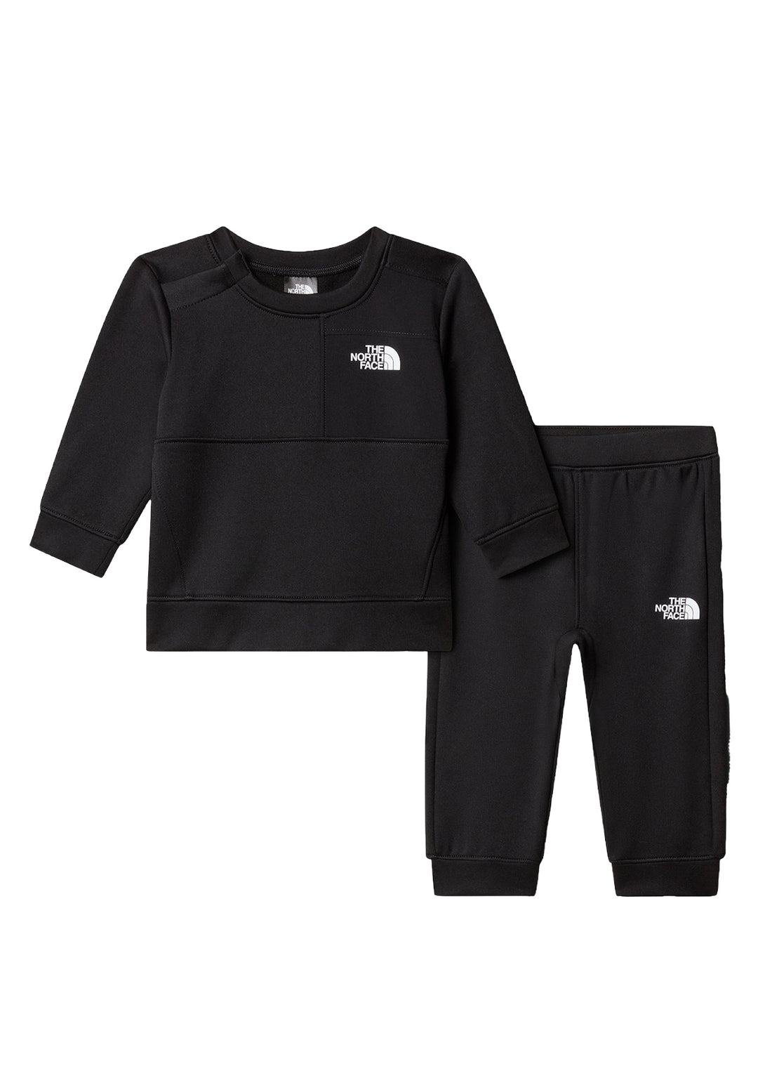 Completo felpa nero per bambino