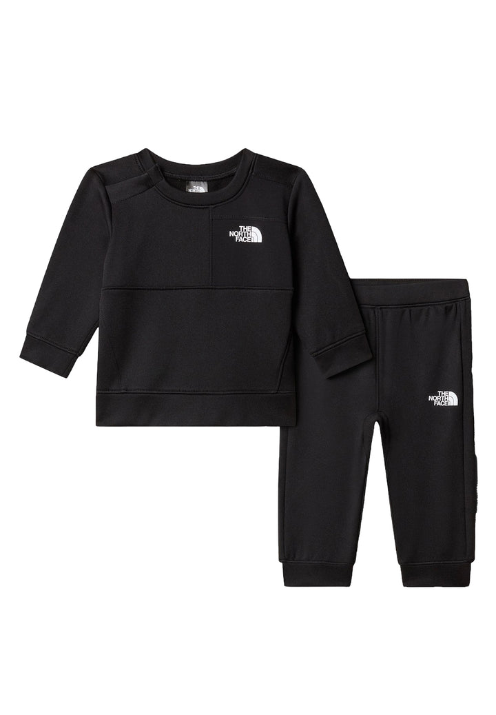Completo felpa nero per bambino