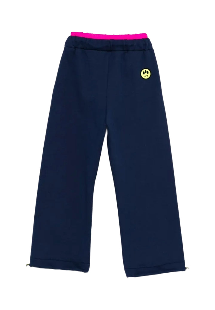 Pantalone felpa blu per bambina