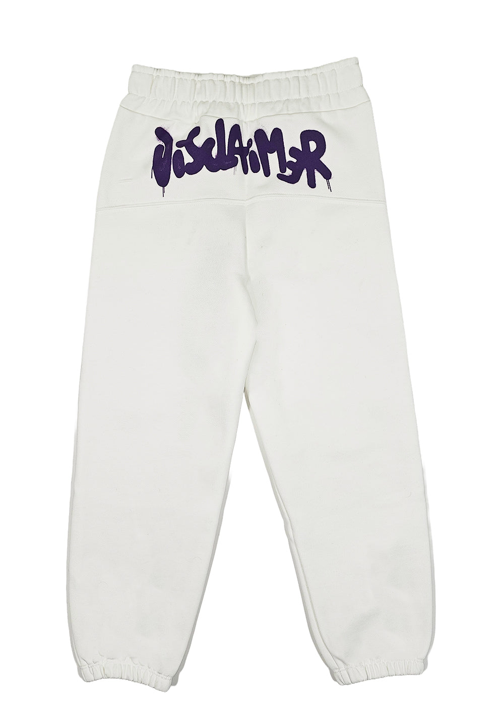 Pantalone felpa bianco per bambina