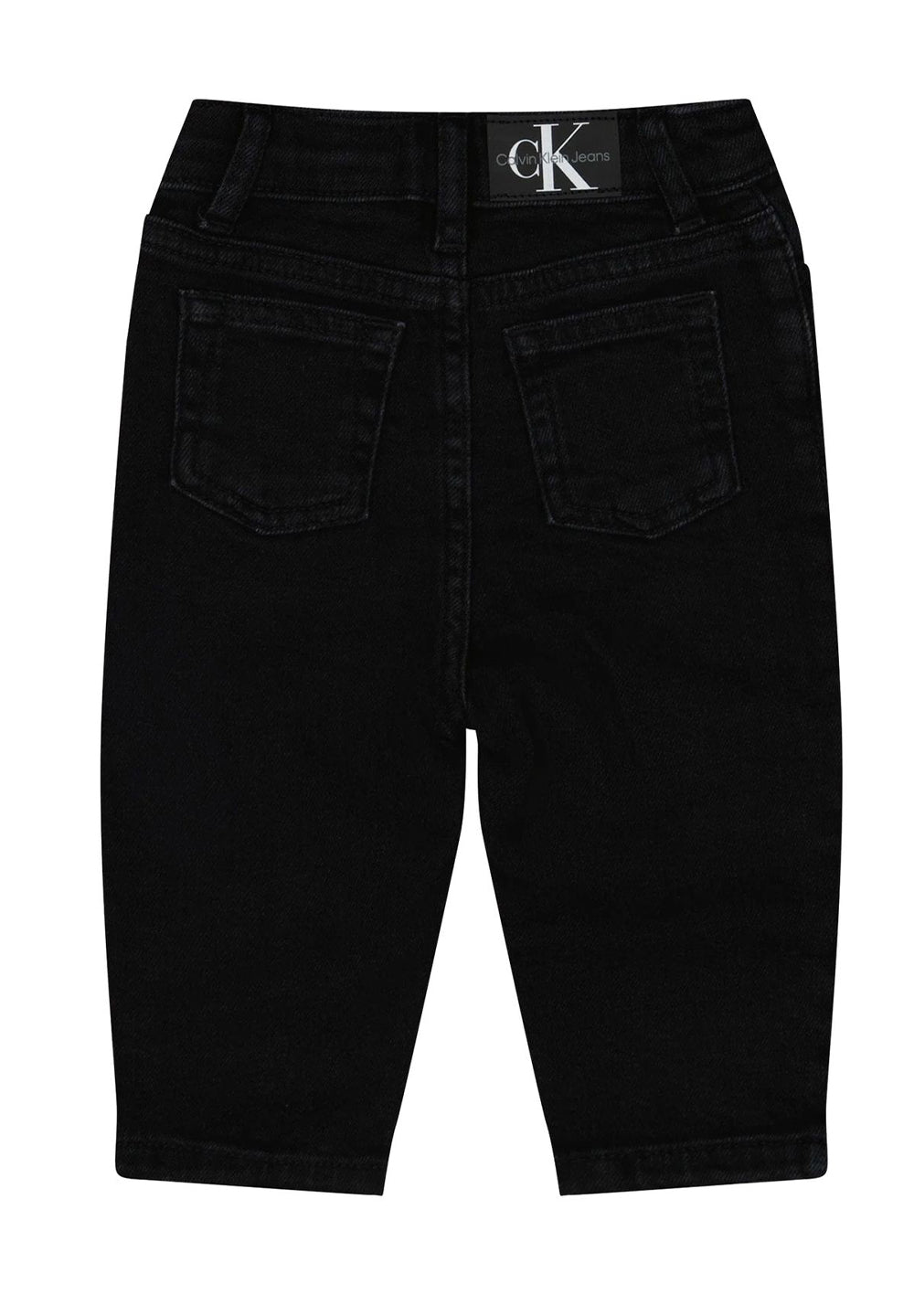 Jeans nero denim per neonato