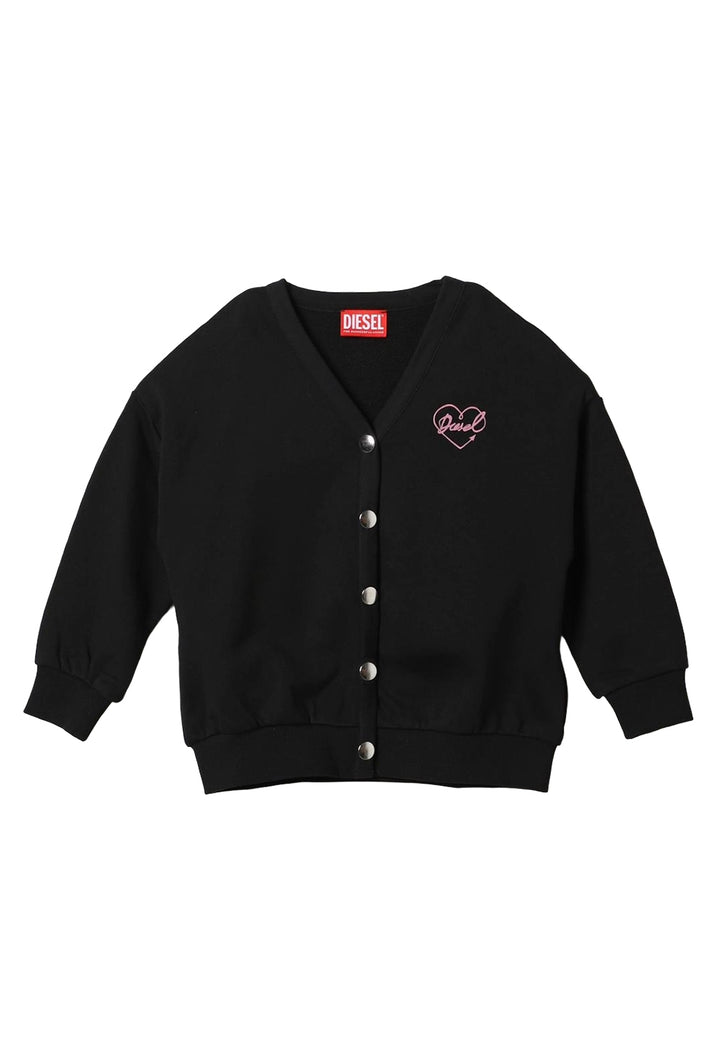 Cardigan nero per bambina