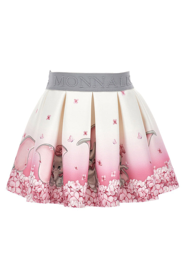 Gonna panna-rosa per neonata