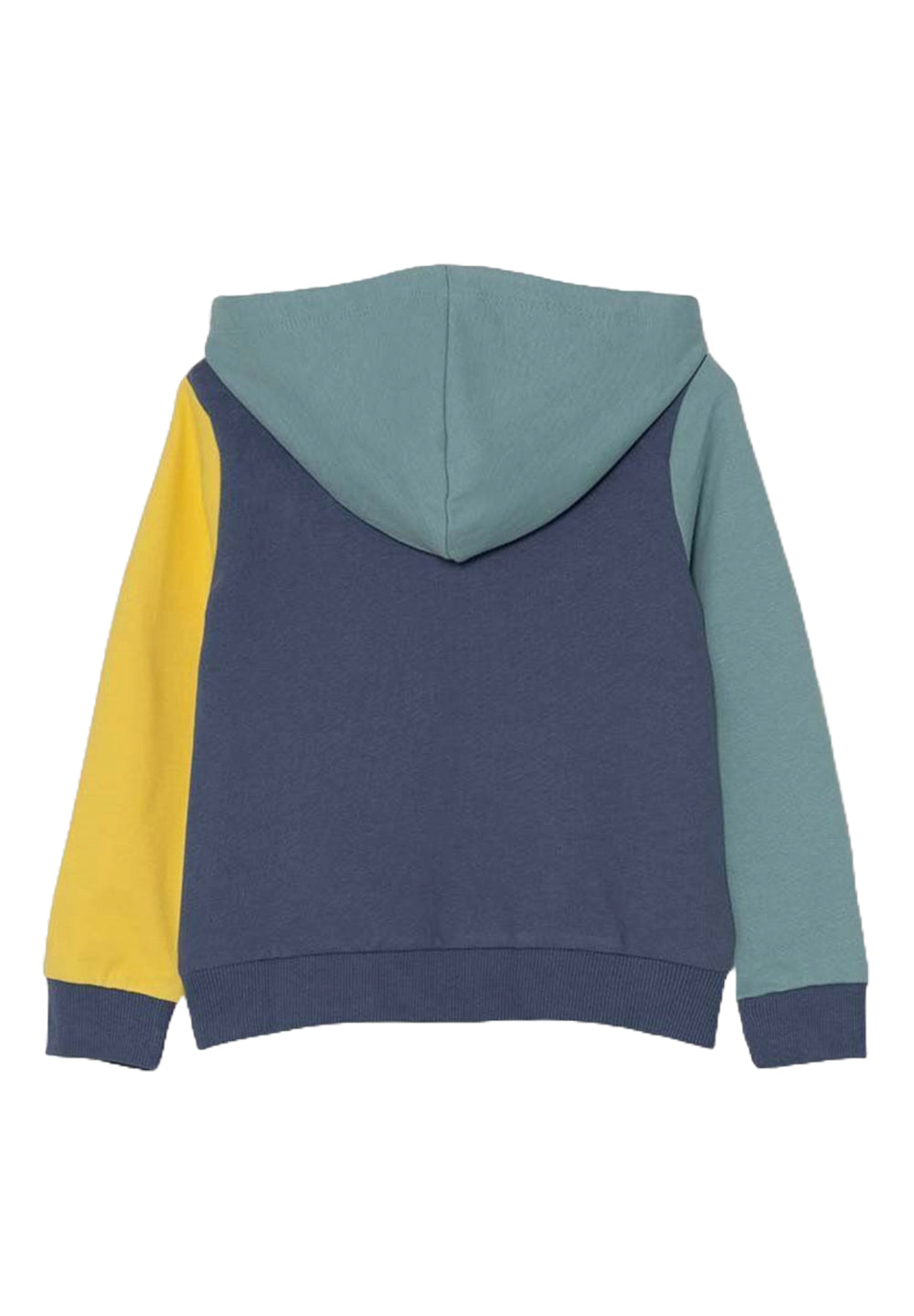 Multicolor hooded sweatshirt for boy