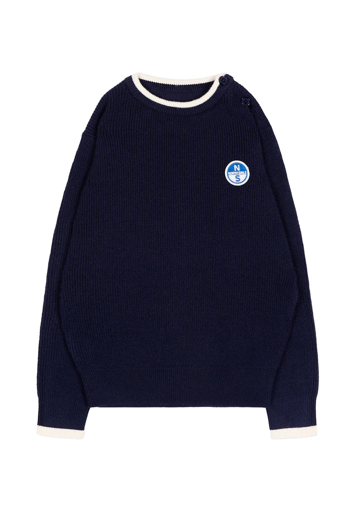 Maglioncino blu navy per neonato