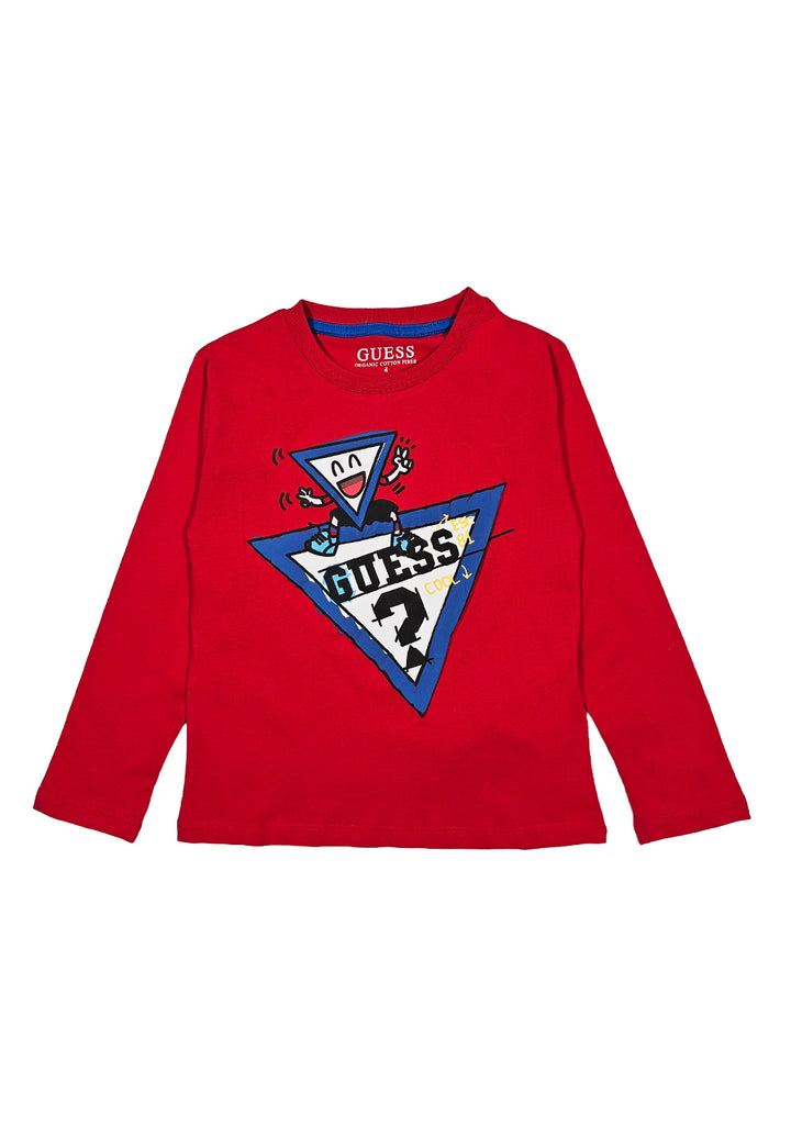 T-shirt rossa per bambino