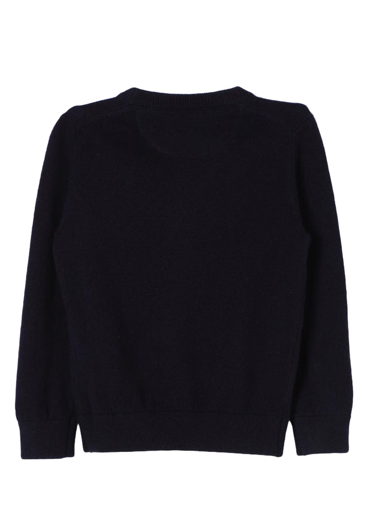 Maglioncino blu navy per bambino