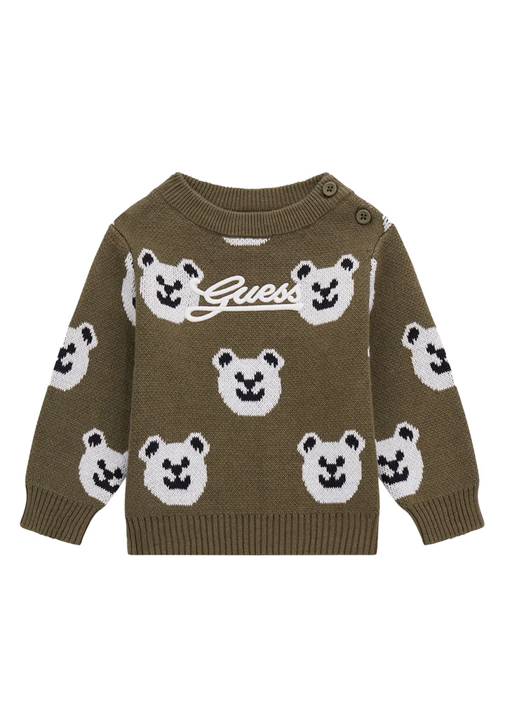 Green sweater for children