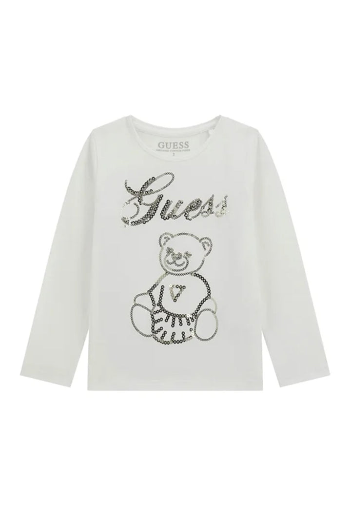 T-shirt bianca per neonata